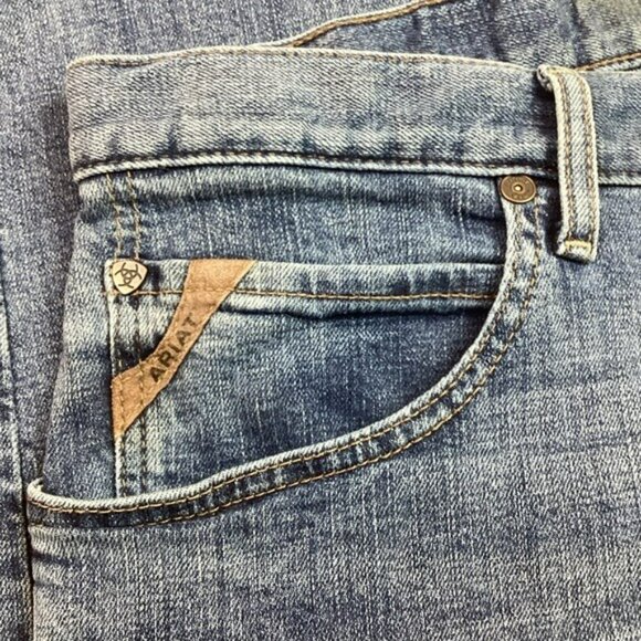 Ariat Mens M5 Slim Straight Leg Jeans Mens 40 Blue - Picture 10 of 14